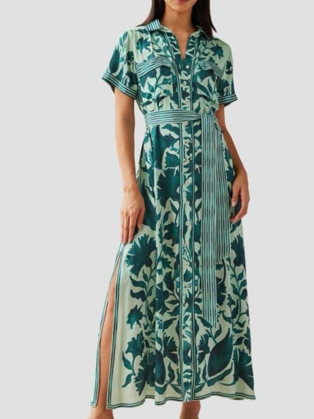 Omika Amira Shirt Maxi Dress in Delfina
Montego Small Green